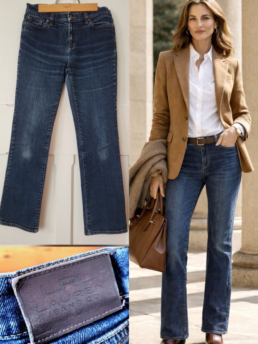 Lauren Ralph Lauren Classic Straigh Jeans Dark Wash Size 6
